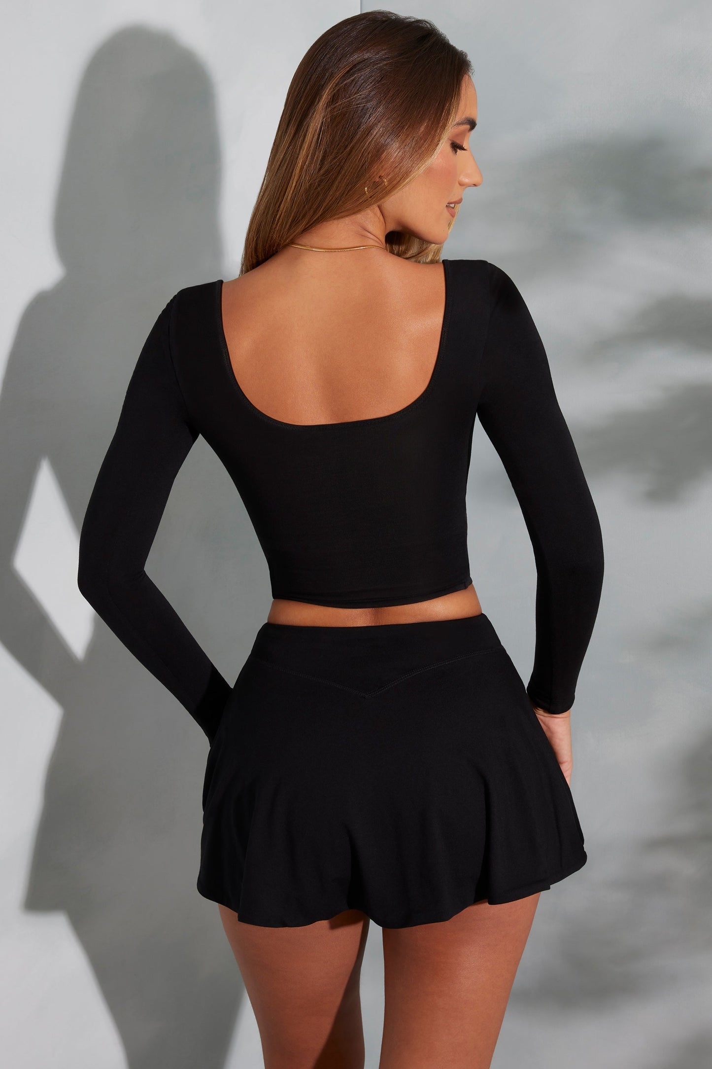 Mini Skort in Black