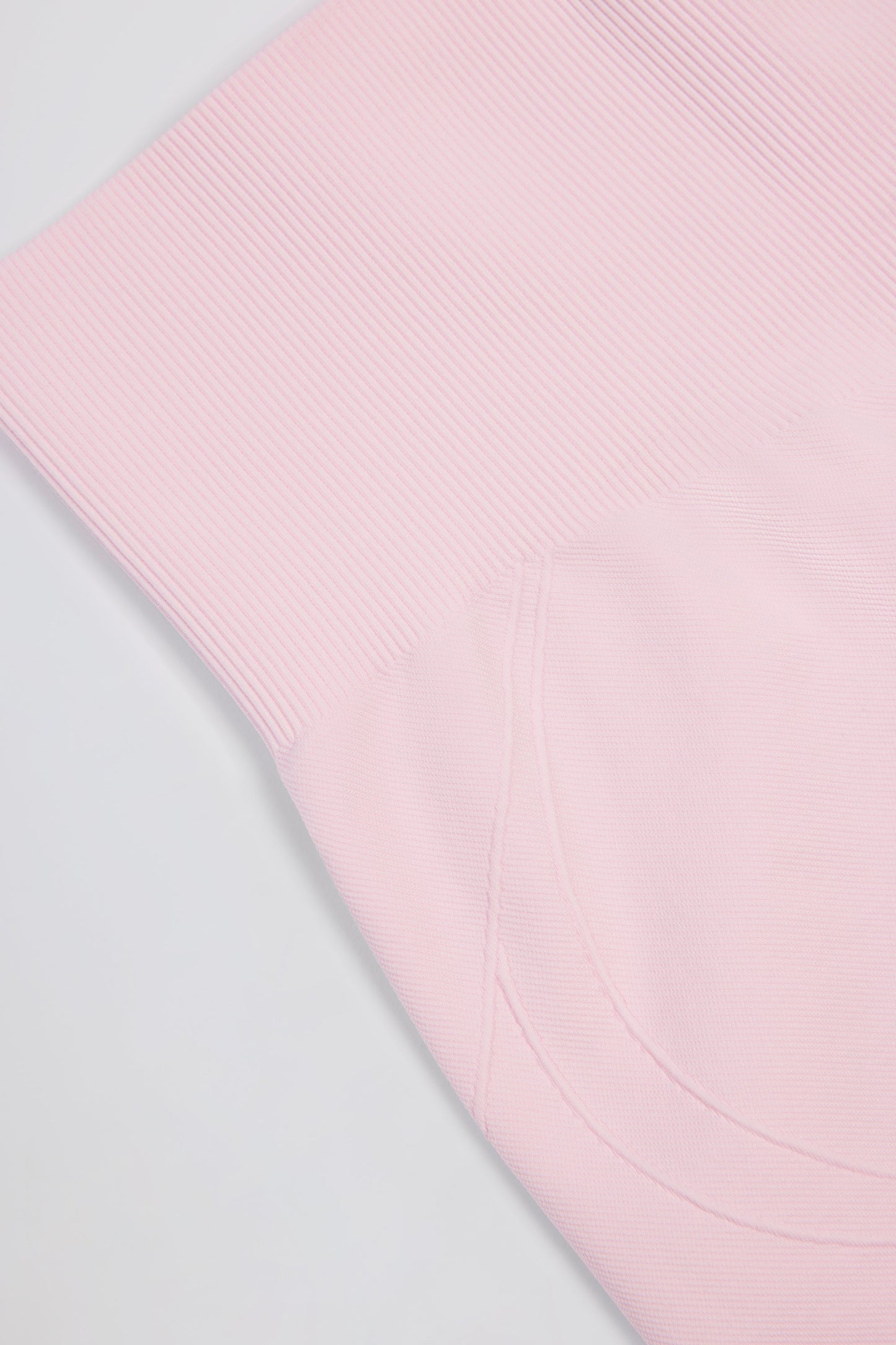 Super Sculpt Seamless Mini Shorts in Powder Pink
